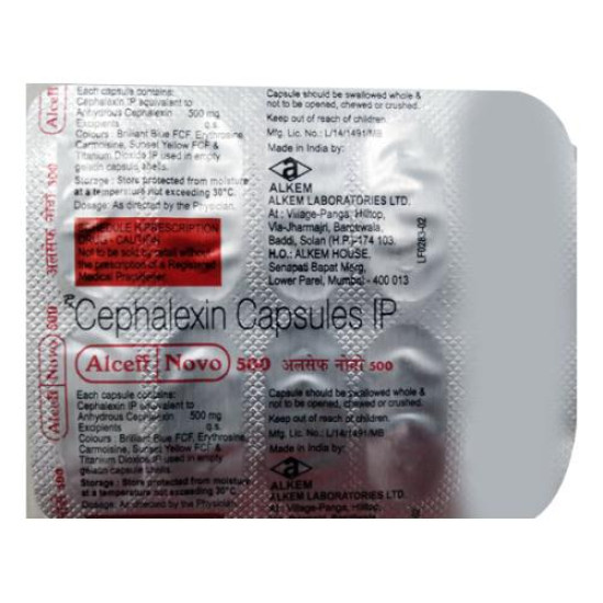 ALCEFF NOVO 500mg Capsule 10's