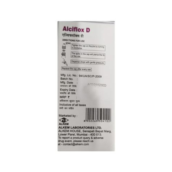 Alciflox D Eye Drops 10ml